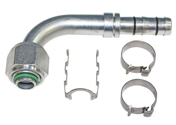 Automotive Ac Hose Fitting Ez Clip #8 Female 90 Step To #10 70R8798