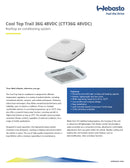 Webasto AC Unit 48vdc Self Contained Rooftop Mount Heat Pump Cool Top Trail 36G-6