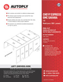 Van Insulation Kit for Chevy Express-GMC Savana A2135-1-2