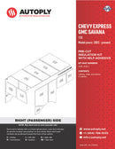 Van Insulation Kit for Chevy Express-GMC Savana A2135-1-3