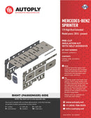 Van Insulation Kit for Mercedes Benz Sprinter 170 High Roof Extended A3000VX-1-3