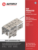 Van Insulation Kit for Ram Promaster 159 High Roof A4000-1-3