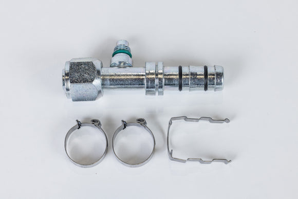 Automotive AC Hose Fitting EZ Clip #10 Female STR M12 Switch Port Step to #12 4636EZ