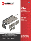 Van Insulation Kit for Ford Transit 148 Medium Roof A5000VM-1-3