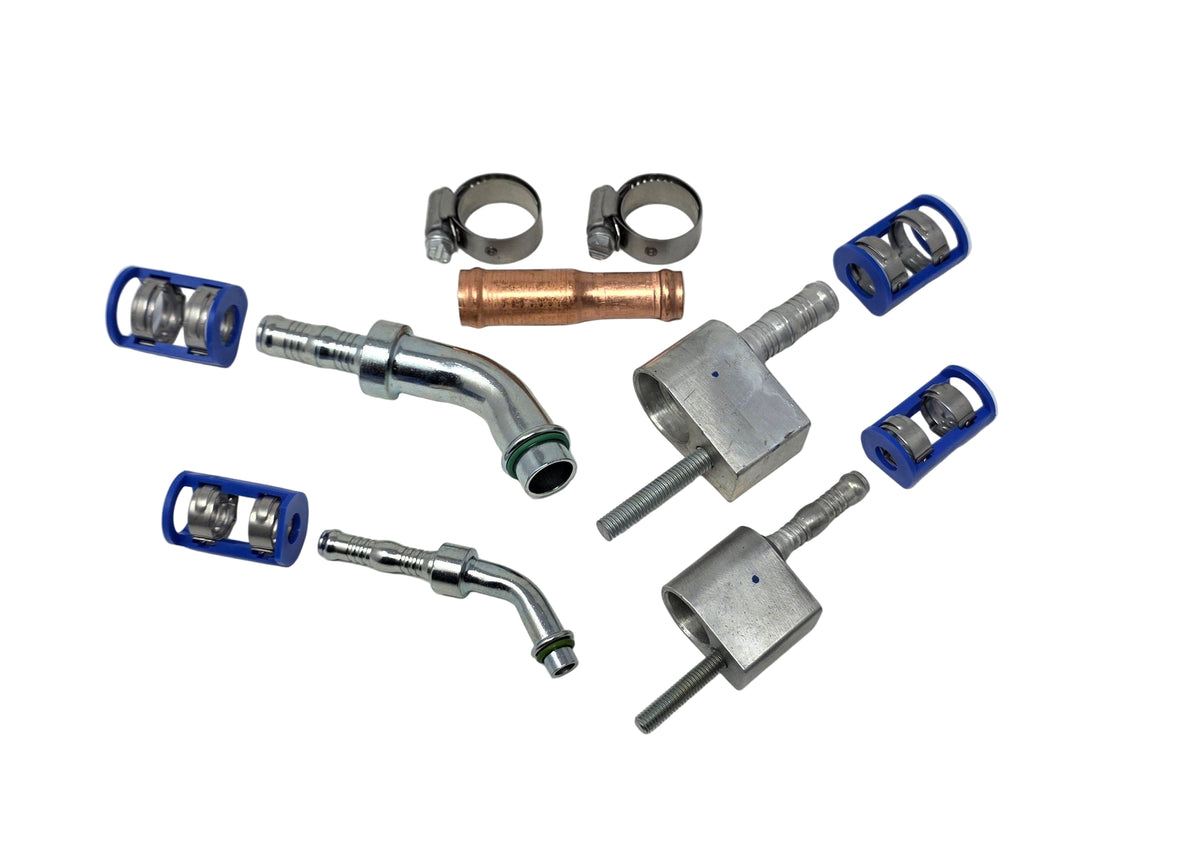 Ac Stack Fitting AC Hose Fitting Kit for Webasto Tie-In A/C Systems 5012616B | VMACSINC