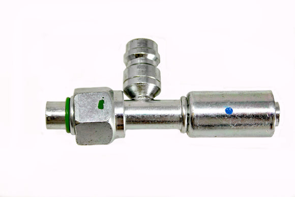 Reduced Beadlock Ac Fitting Steel #10 Fem Str High Charge Port 70R9901S Hose