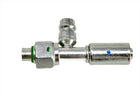 Reduced Beadlock Ac Fitting Steel #8 Fem Str High Charge Port 70R9908S Hose