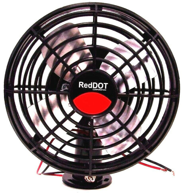 Red Dot auxiliary defrost dash Fan 12v 73R9052 - 1