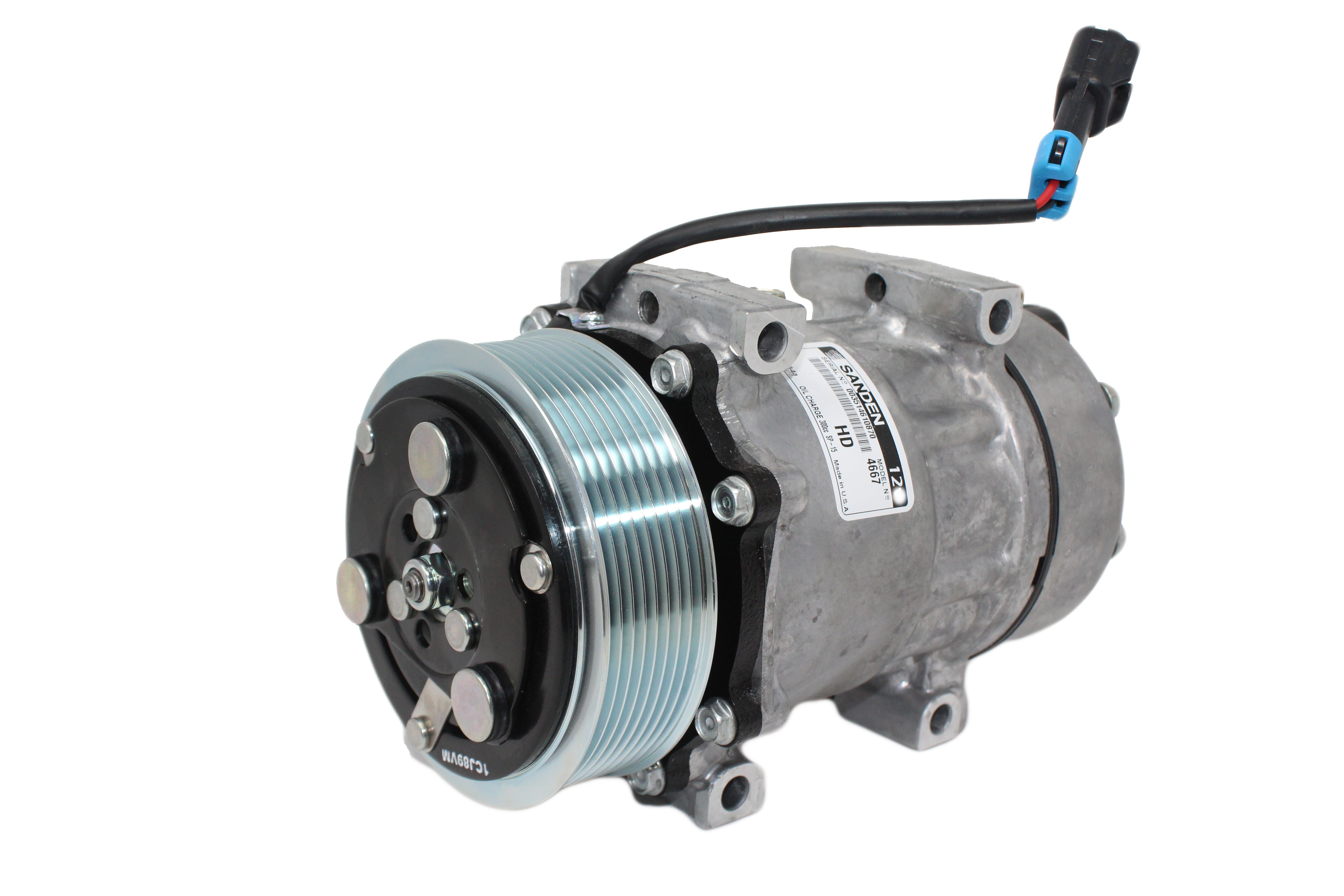 Sanden 4667 AC Compressor for Navistar Ford 75R81502 | VMACSINC
