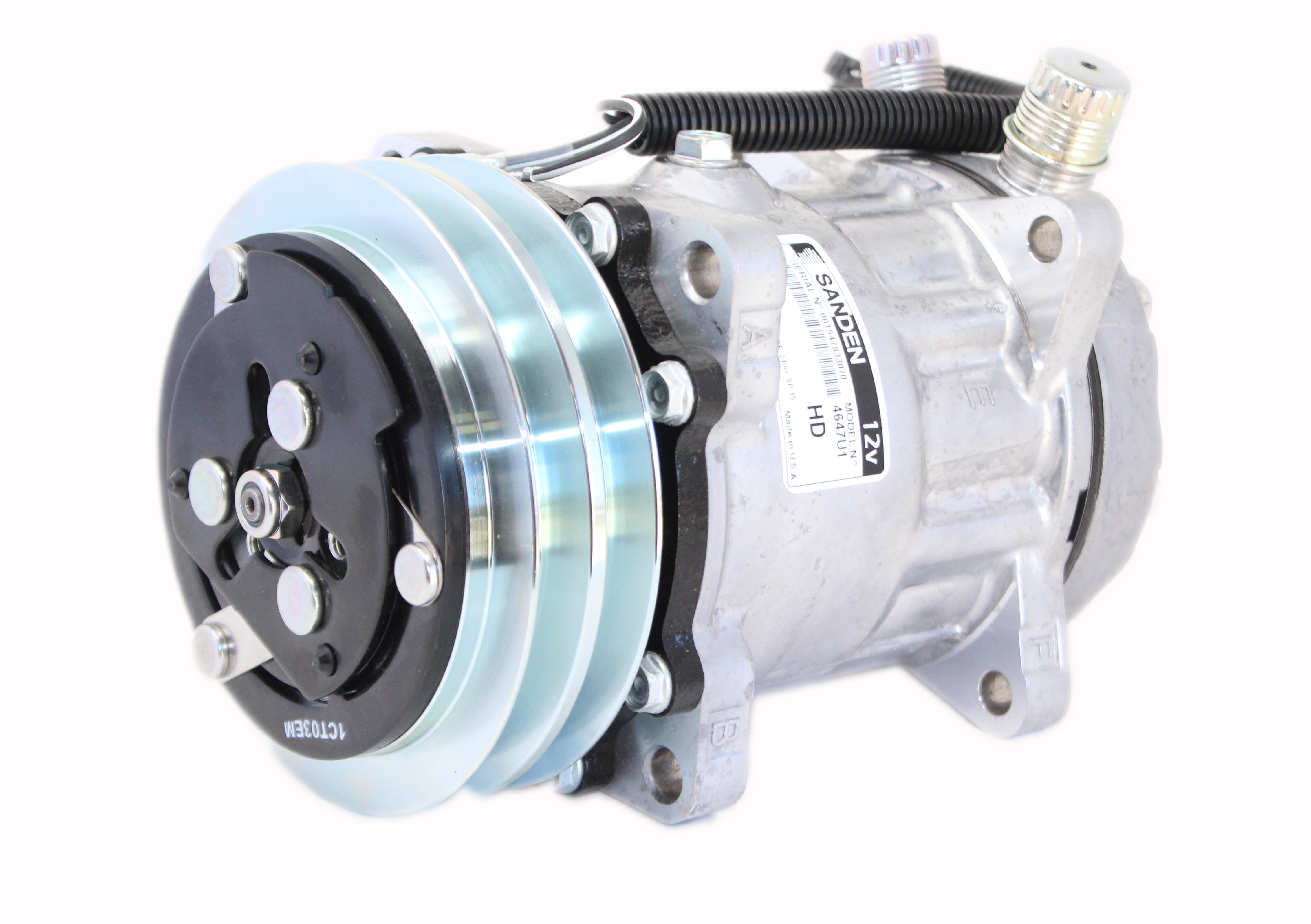 Sanden 4647 Ac Compressor For Paccar 75R89872 Compressors