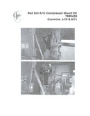 Ac Compressor Mount Kit For Cummins L-10 And M11 Engines 75R9625 Mounting