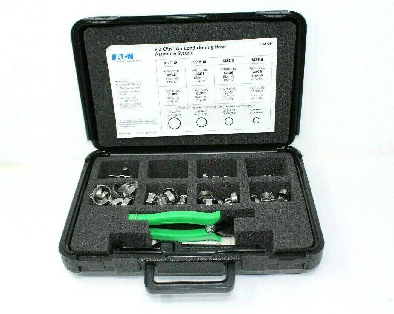 Aeroquip Ez Clip Basic Tool Kit Ff12139 79R8915