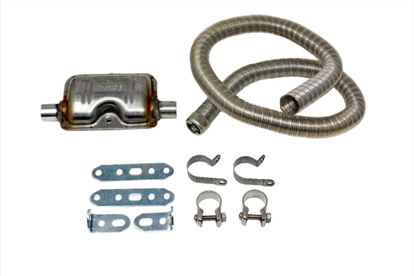 2kW Air Heater Combustion Exhaust Air Silencer Kit 22mm 90-3-0006 - 1