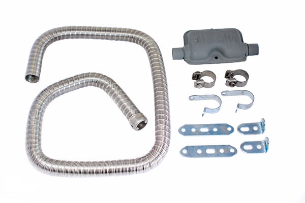 4kW Air Heater Combustion Exhaust Air Silencer Kit 24mm 90-3-0015 - 1