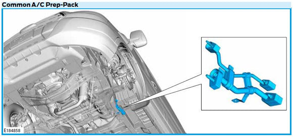 AC Hose Fitting Kit for Webasto Tie-In A/C Systems 5012616B