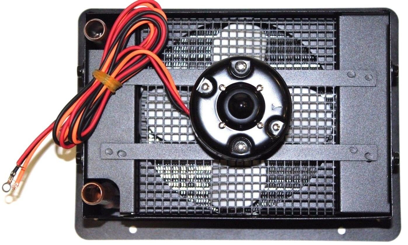 Red Dot Heater Unit 12V Single Fan With Rear Exit Connections R-254-0P Heating