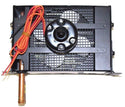 Red Dot Heater Unit 12v Single Fan with Floor Exit Connections R-254-4P - 2