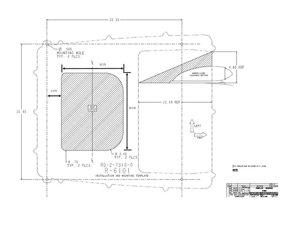 Red Dot AC Unit 12v Rooftop Mount R-6101-0P