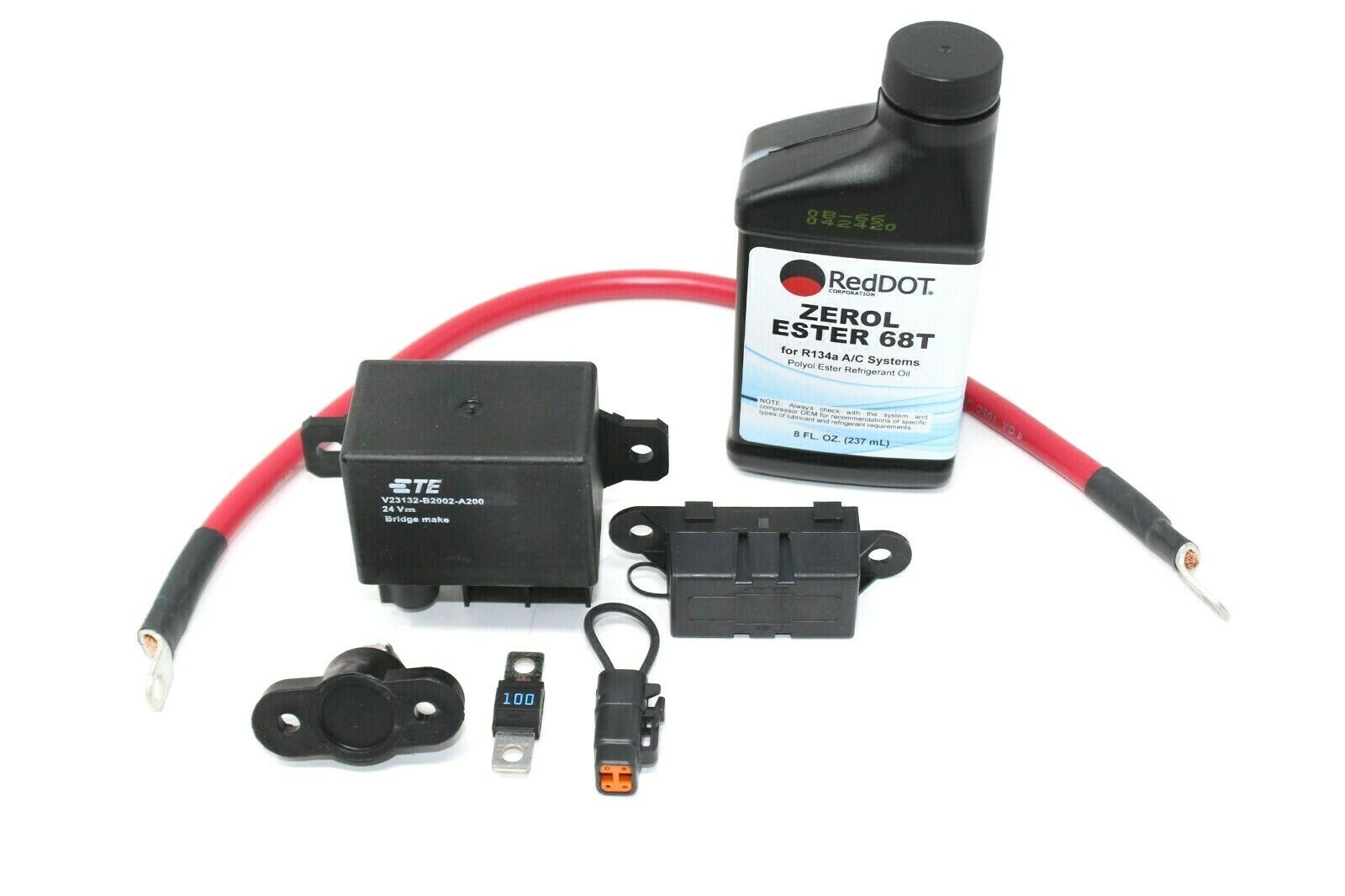 Self Contained 24Vdc Electric Ac Compressor Install Kit For Vehicles 75R92004 Compressor
