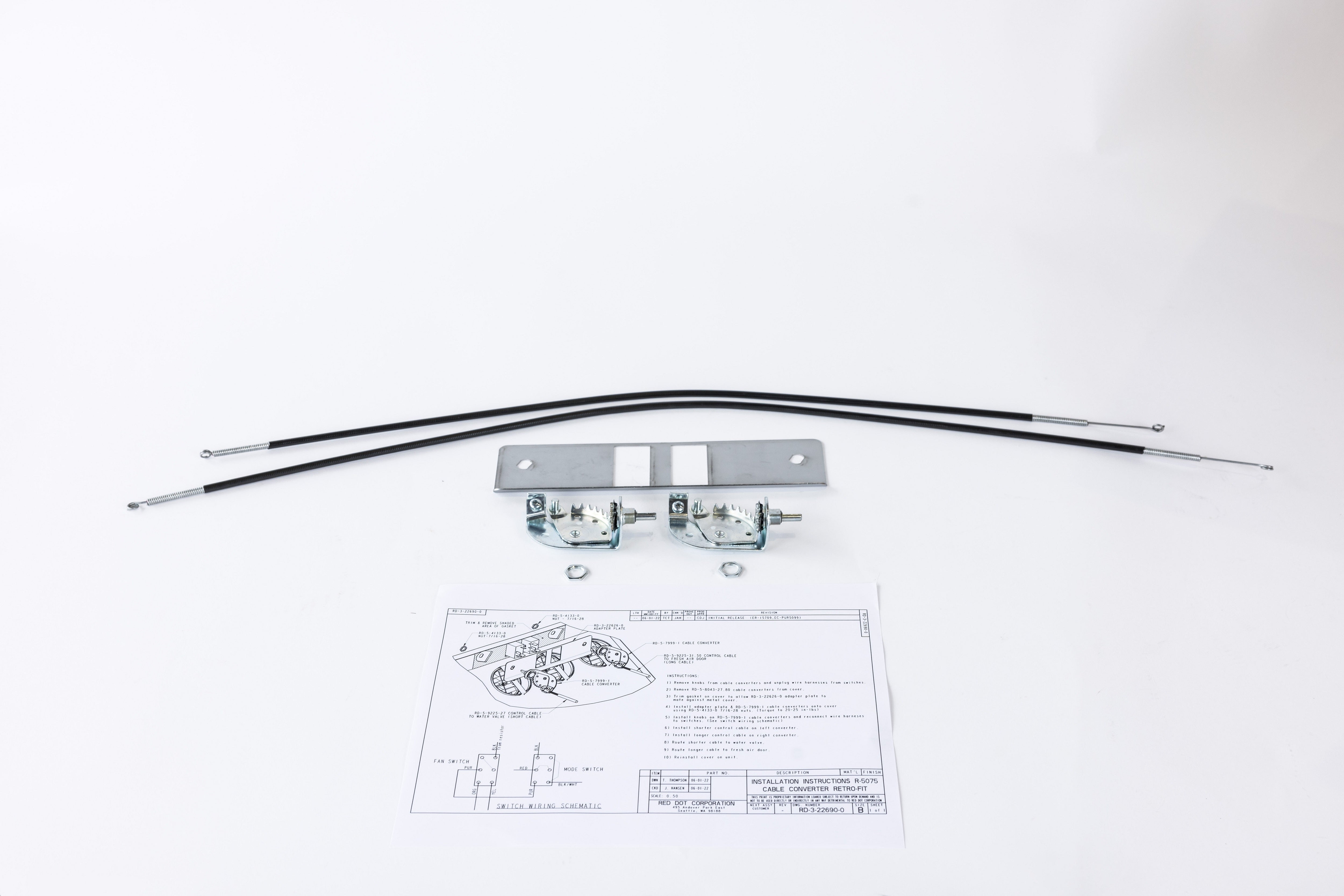 Convertor Cable Control Kit for Red Dot R-5075 unit RD-3-22675-0P ...
