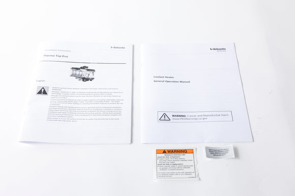 Webasto Thermo Top Evo Diesel 12V Coolant Heater Enclosure Box Kit 5013389A