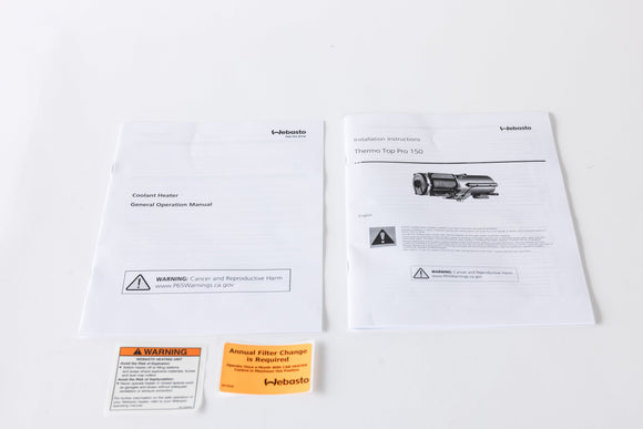 Webasto Thermo Top Pro 150 Diesel 24V Coolant Heater Enclosure Box Kit 5013833A