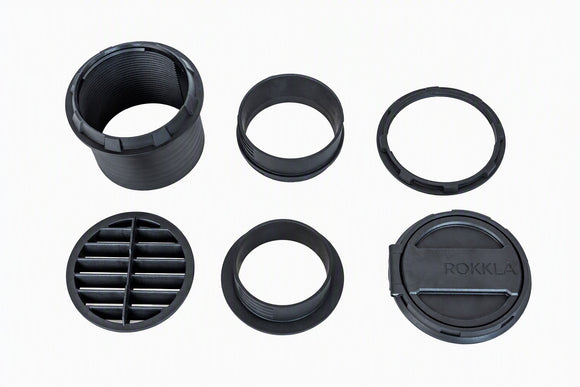 ROKKLA AirPort Weatherproof Diesel Heater Ducting Bulkhead Adapter